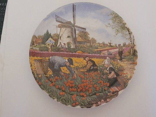 Decorative dutch scene painted - decorative,