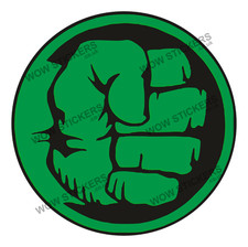 Hulk Logo Fist sticker