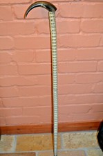 Mid 19th Century Maritime Shark Vertebrae Walking Stick, Horn Handle, c1860