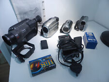 4 Camcorder Video 8mm Sony Handycam Ghost Buster Canon UC 10 8mm Toshiba JVC etc