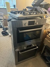 Double Bosch integrated cooker & microwave and separate 5 ring hob