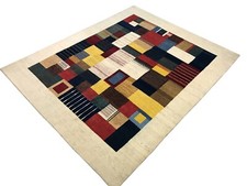 Gabbeh Rug 100% Wool Hand-Knotted 250X300 Cm Natural Colors Beige High Quality