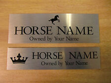 Quality Personalised Horse / Pony Stable Door Sign / Name Plate /plaque
