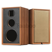8 Inch 3-Way Wooden Speaker Box DIY HiFi Bookshelf Passive Audio Cabinet
