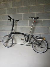 Brompton Single Speed Lots of Upgrades Black Folding Bike