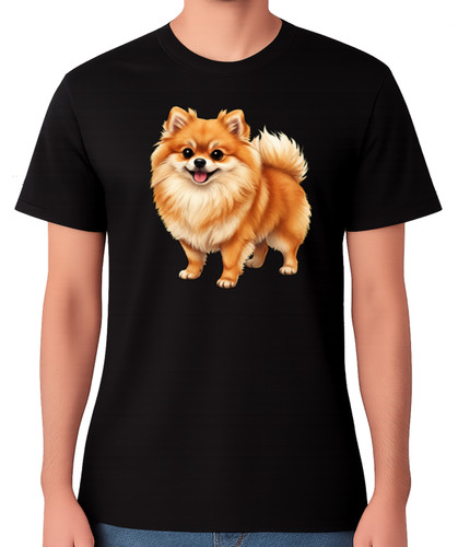 Fluffy pomeranian dog - fluffy, cartoon