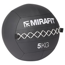 Mirafit 5kg Stitched PU Anti Slip Medicine Wall Ball Home Gym Strength #409
