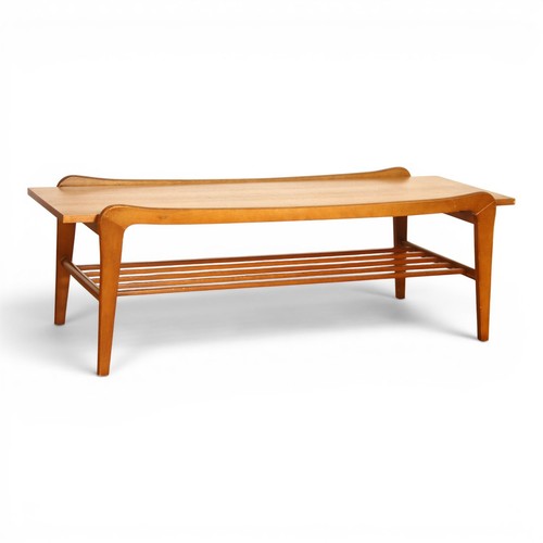 Rare vintage teak coffee table - vintage,