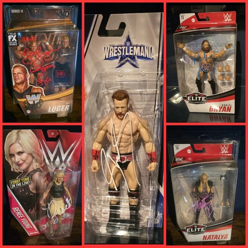 Wwe signed figure - signed,