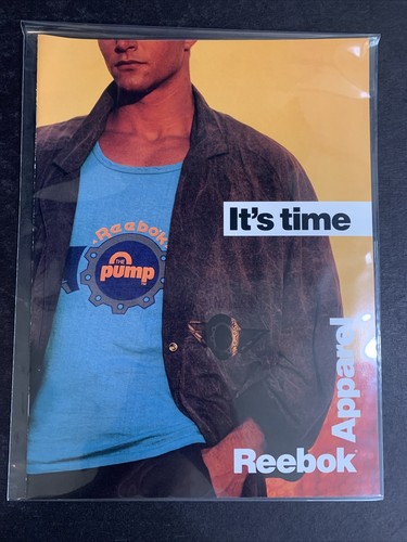 1991 reebok the pump apparel - reebok,