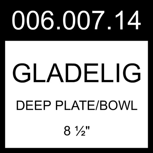 Ikea gladelig deep plate bowl - gladelig, plate/bowl