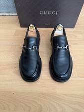 Gucci mens black leather - ,
