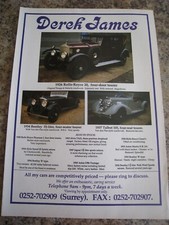 DEREK JAMES ROLLS ROYCE