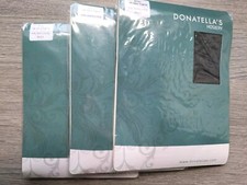Donatella's Hosiery Black 40 Denier  XXL Tights - 3 Pairs Extra Long