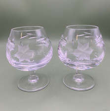 Vintage pair royal clear - pair, lead