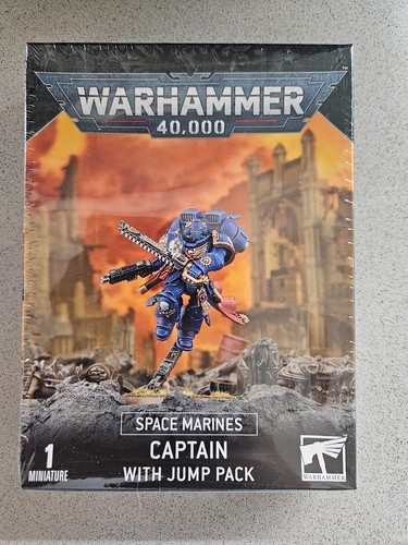 Space marine captain with jump - space,