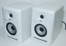 Pair of Pioneer S-DJ50X Active Reference Monitors Amplified Speakers White