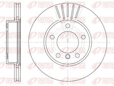 2x Brake disc Front Axle