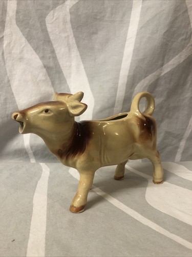 Vintage ceramic cow - vintage, creamer