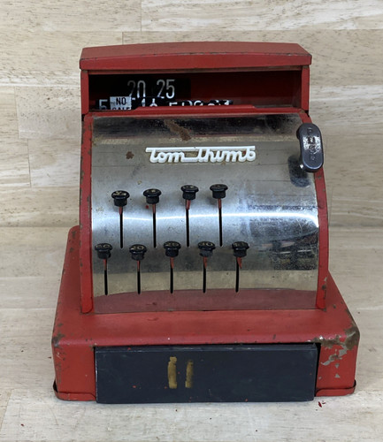 Vintage toy tom - tom, cash