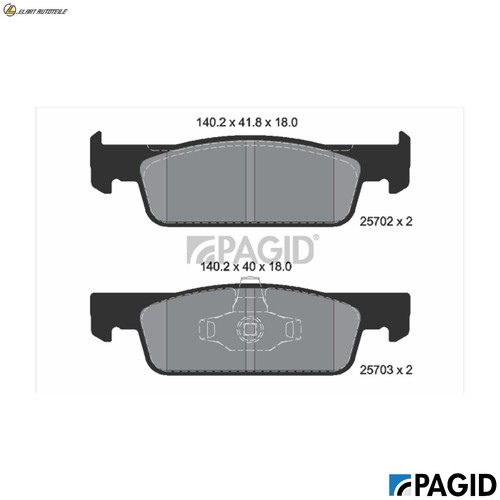 Brake pad set - brake,