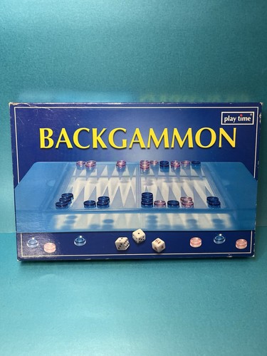 Backgammon travel set complete - backgammon,