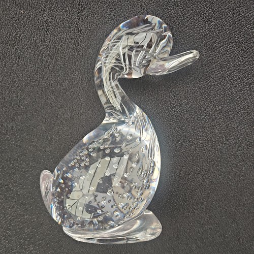 Whitefriars glass dilly - dilly, duck