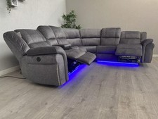 NEW Grey Electric Recliner