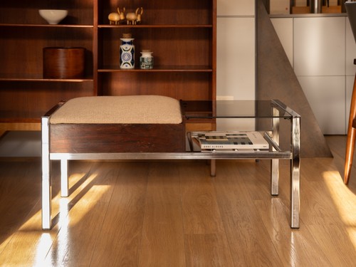Telephone table with under - telephone,