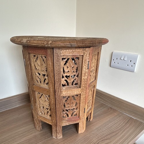Indian carved wooden - , folding