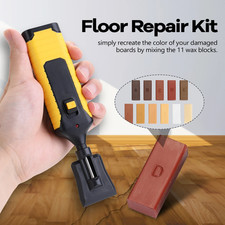 Laminate Tile Floor Repair Kit Wax System Scratch Chip Mending Tool Set