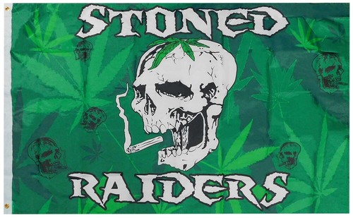 3x5 stoned raiders - 3x5, skull