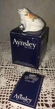 Aynsley Mini Frog Trinket Porcelain Box - Animal Figurine - Boxed - VGC