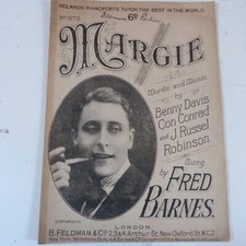 songsheet MARGIE Fred Barnes