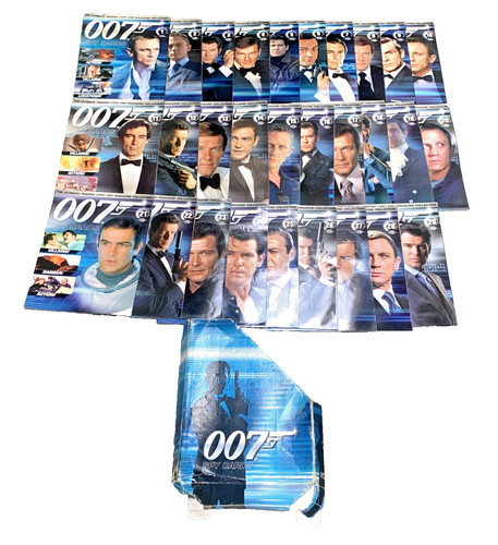 James bond spy card magazines - james,
