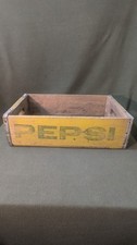 Vintage Pepsi Yellow Wooden