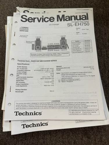 Panasonic technics eh750 - panasonic, sl-eh750