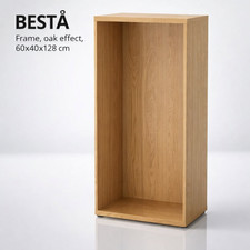 IKEA BESTA Frame Oak Effect