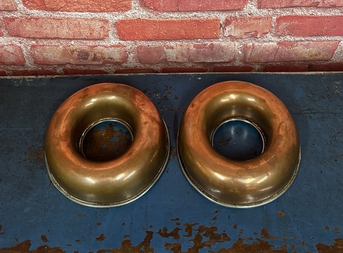 Vintage copper ring moulds