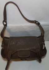 Shoulder Bag Radley Leather Grosvenor Brown Large Pretty Flower Pattern Lining 