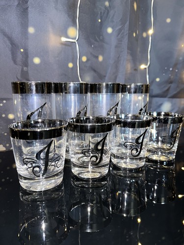 Set monogrammed j - monogrammed, “j”