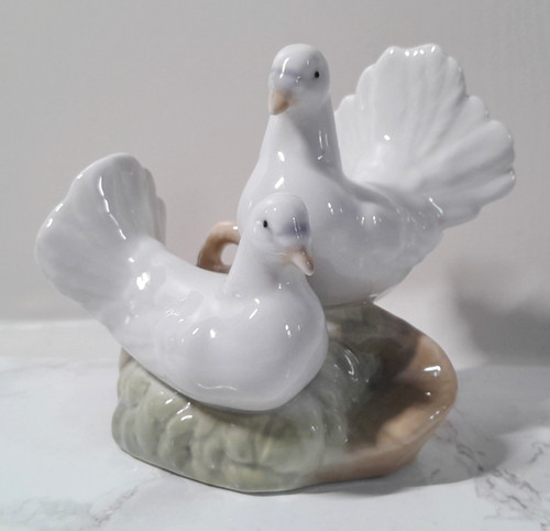 Vintage porcelain dove - porcelain,