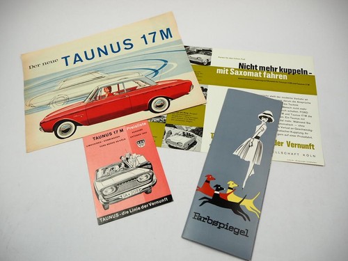 Original brochure ford - ford, taunus