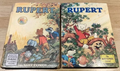 Two rupert the bear annuals - two,
