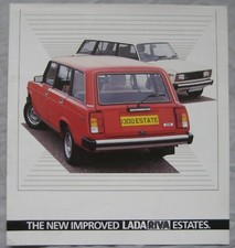 1985 Lada Riva Estates Brochure Publication Number 75K/10/85