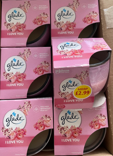 Glade scented candles jar - scented,