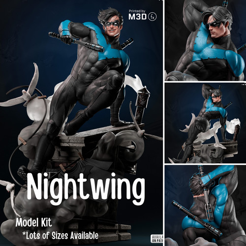 Nightwing resin figure - resin, statue