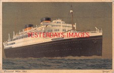 Cunard White Star Georgic Shipping c1939 Postcard (D052)