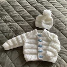 Baby Boys White Chunky Hand