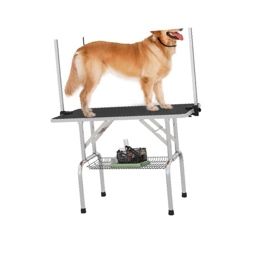 Large grooming station with - large,